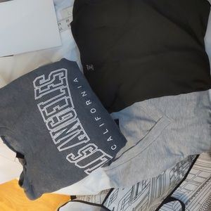 Size 12 0XL tops Gray v neck Mystery BUNDLE LOT  "Not So Mystery" Nouveau L  ALL